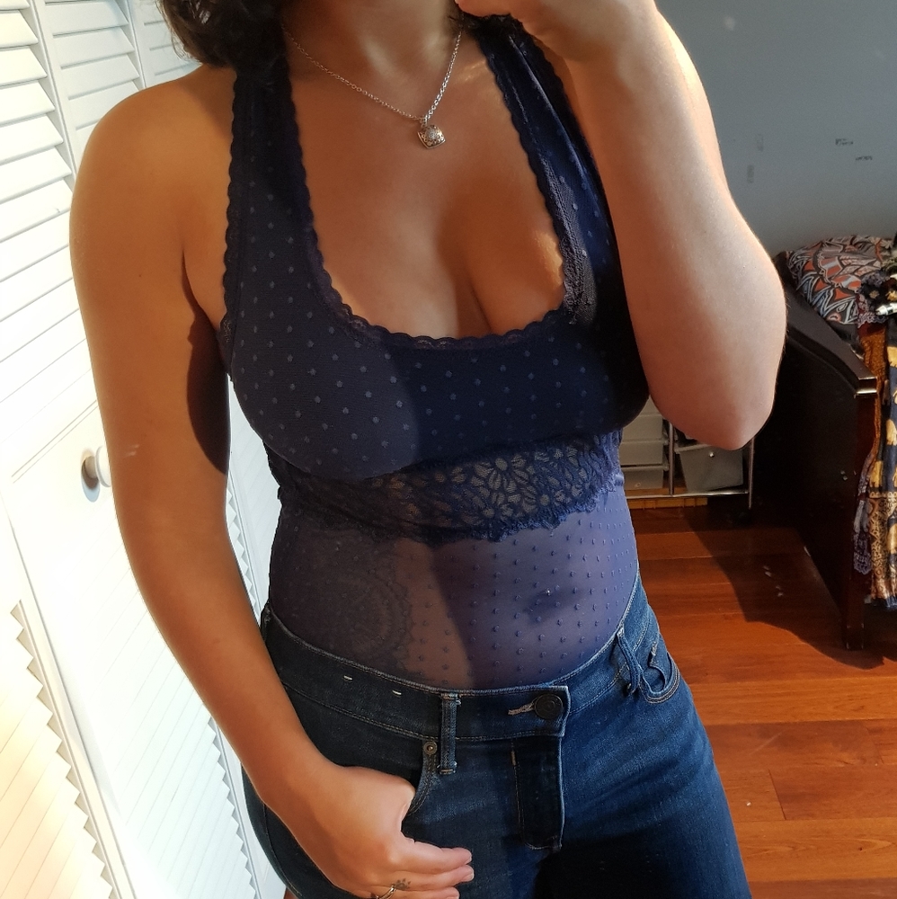 Aerie Intimates Navy Bodysuit